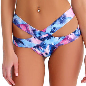 IHeartRaves Strappy Bikini Booty Shorts Aries
